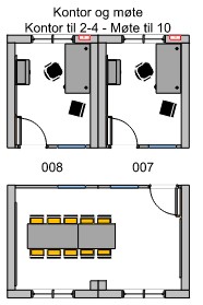 008 Modul del av dobbelt kontor TEK17